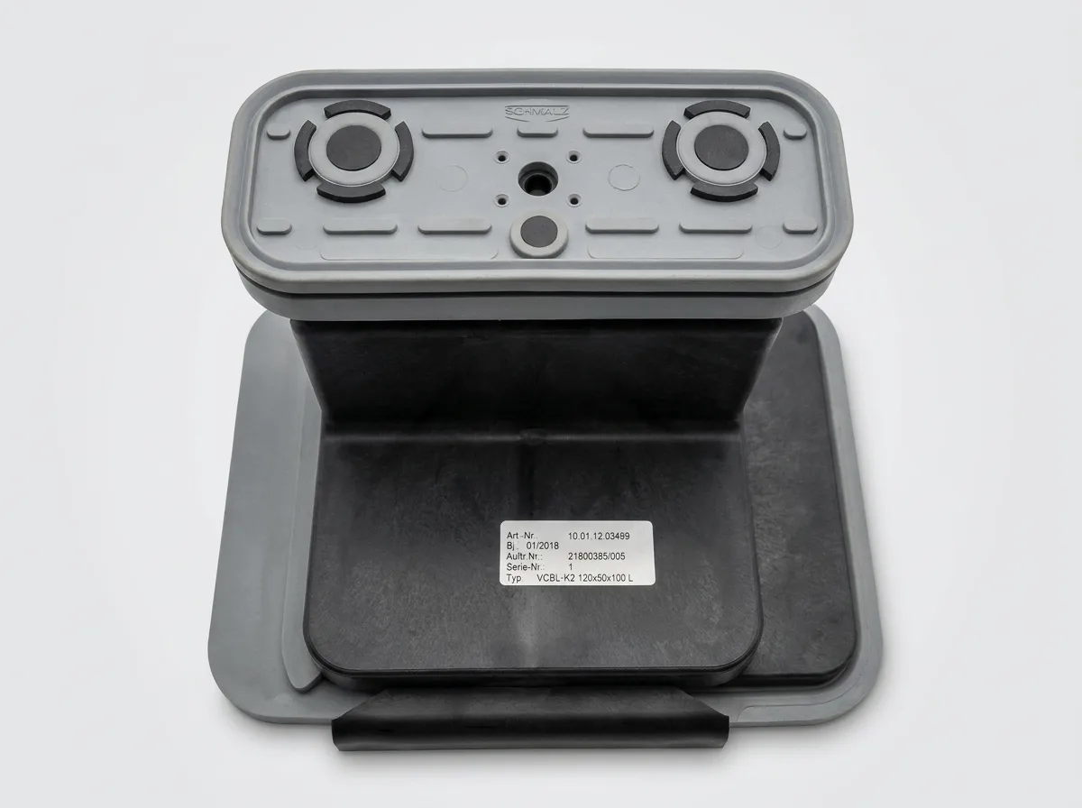 Originalsauger (Schmalz VCBL-K2 120×50×100) – Schmale Sauger: 125×45, 160×45, 160×50 (Homag / Weeke / Busellato)